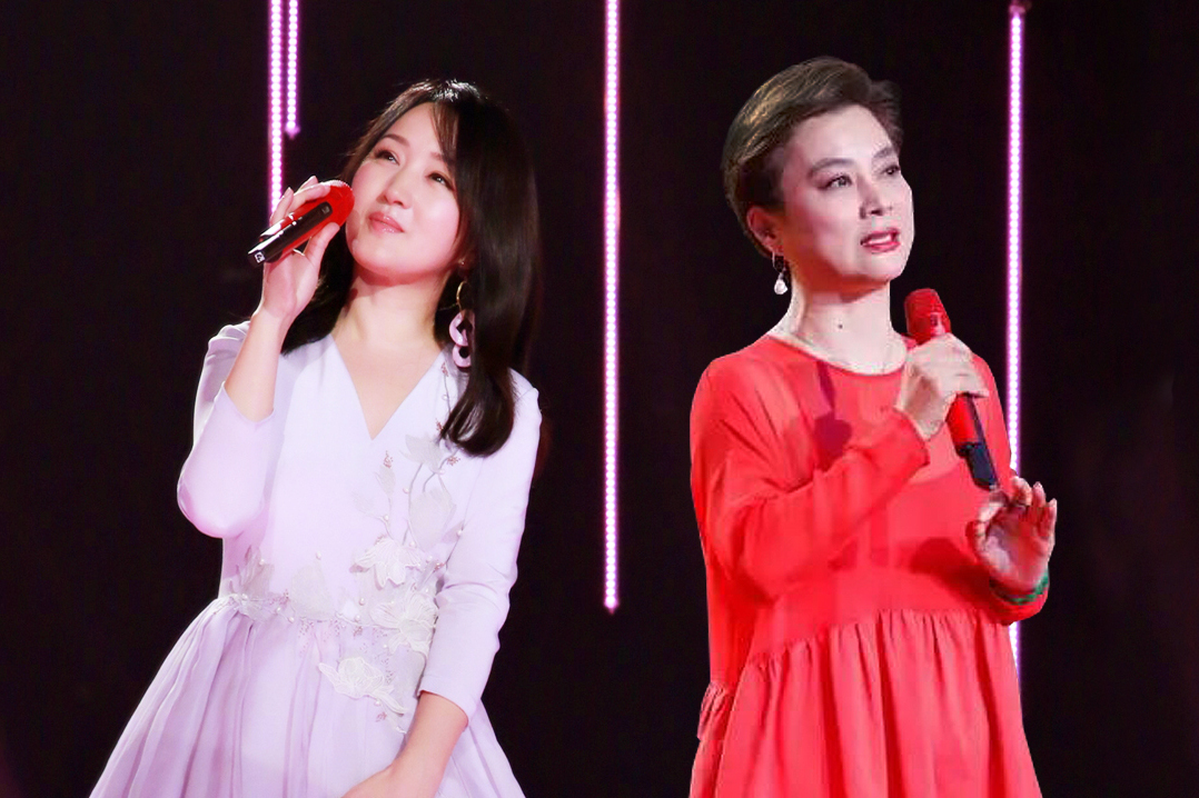 李玲玉,杨钰莹两代甜歌后同场经典联唱,岁月静好,美人依旧