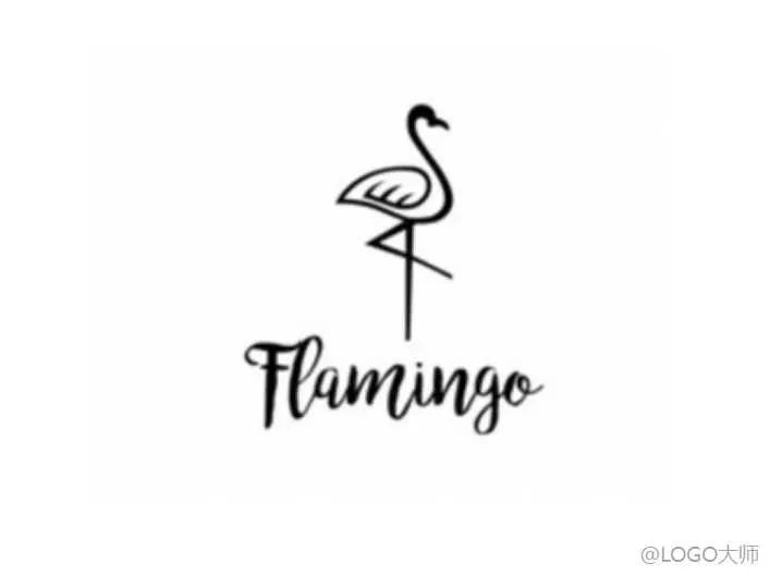 火烈鸟主题logo设计合集鉴赏