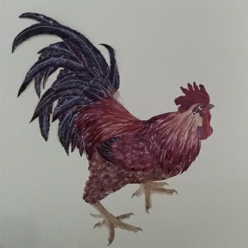 闫玉虎红高粱画制作匠心独运勇于创新自成一家