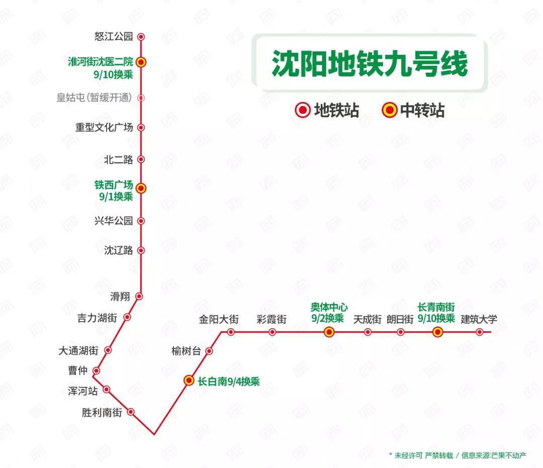 明天816沈阳地铁九号线即将开通