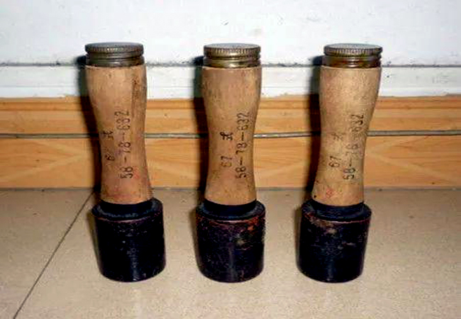 六三式手榴弹图片