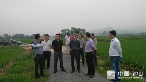 贺州市人大副主任廖成明深入凤翔镇同枝村考察扶贫项目