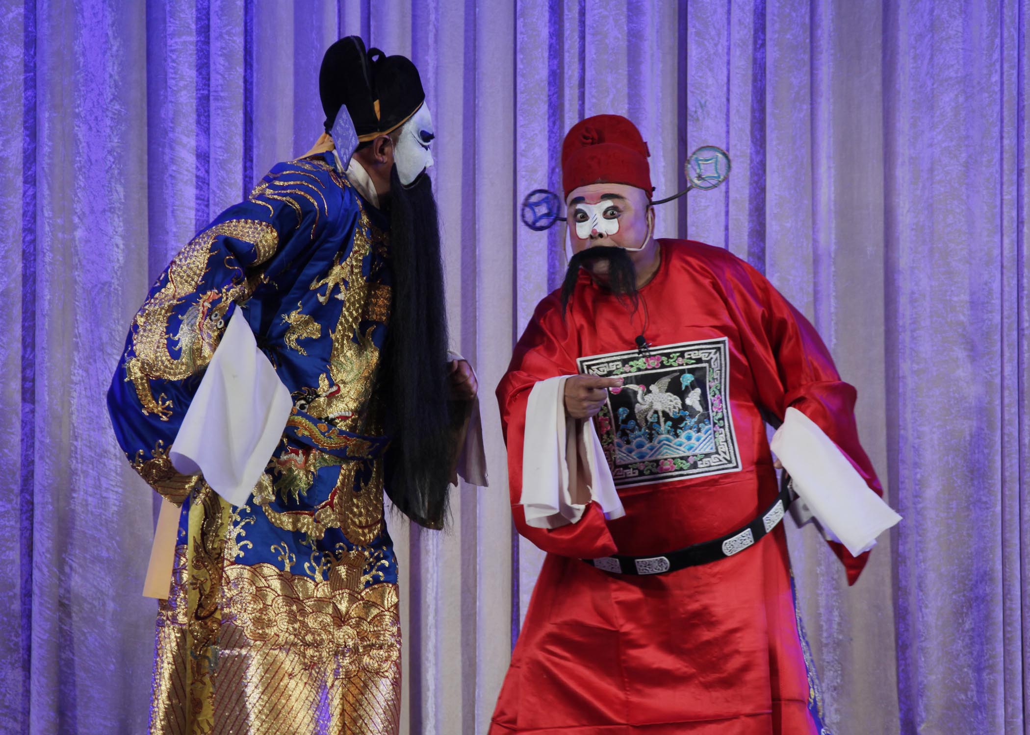 上党落子古装戏朱元璋斩婿在潞州剧院上演