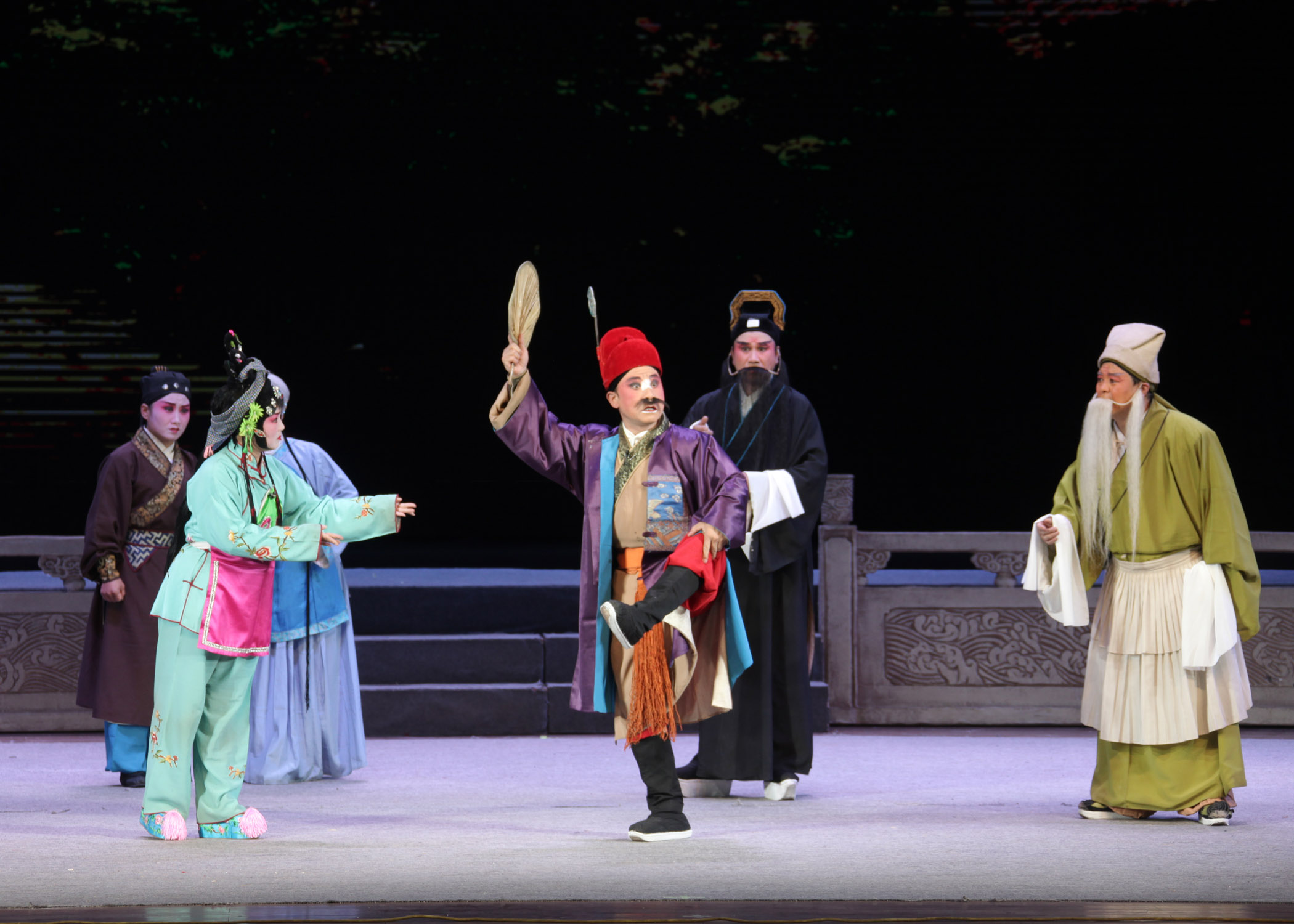 上党落子古装戏《朱元璋斩婿》在潞州剧院上演