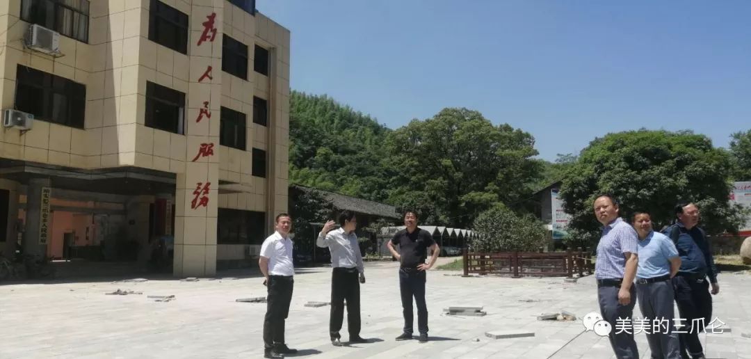 县委副书记县长严旭辉莅临三爪仑乡调研知青怀旧小镇建设