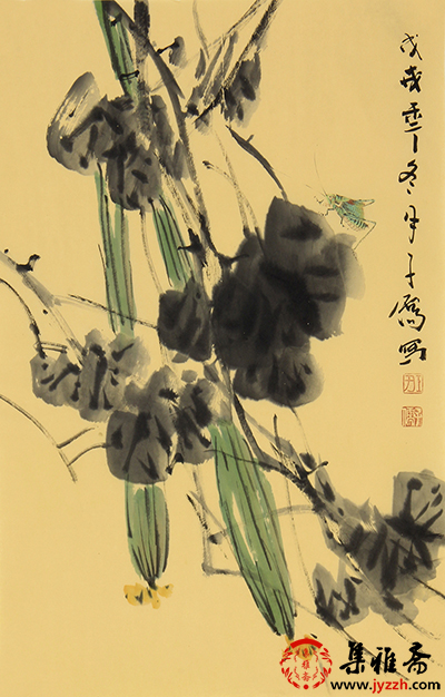 原创王子儒画草虫细致入微