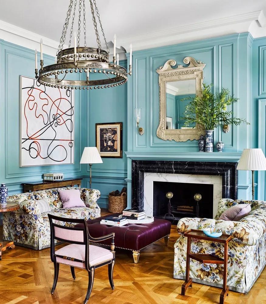 色彩的魅力之一在于它能融入到任何风格的内饰之中,就好比这套案例,当