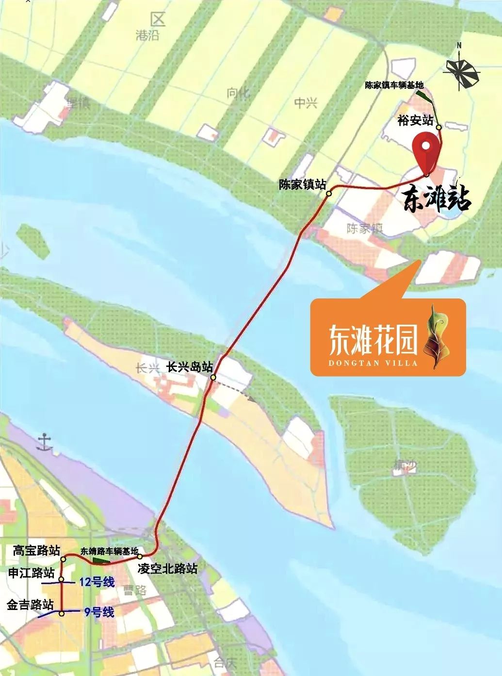 長江隧橋建成通車,浦東直連崇明,實現生活的極速往返 路線規劃圖 同步