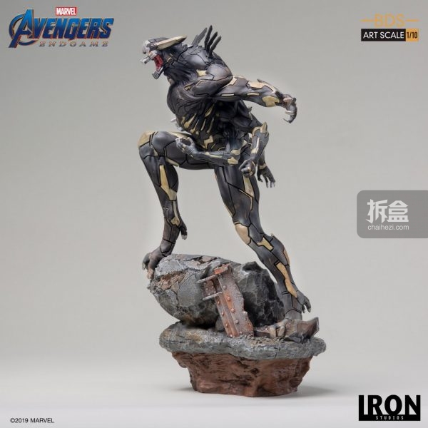 iron studios漫威电影《复仇者联盟4:终局之战》灭霸军团士兵1:10雕像