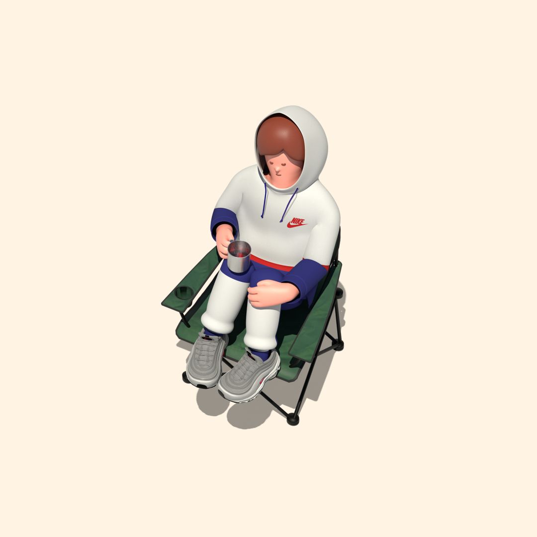 nike与韩国知名ip打造一系列潮到爆的小人儿