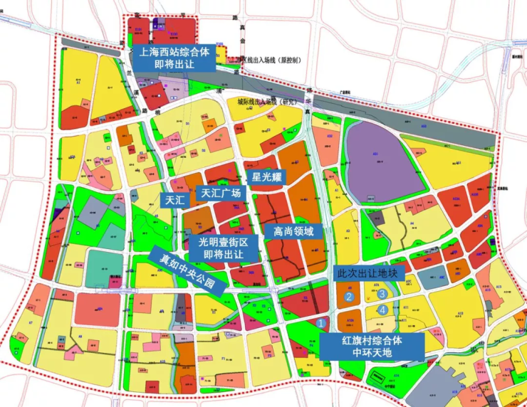 一手楼市真如全新规划出炉全新天际线未来上海新地标在这