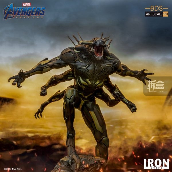 iron studios漫威电影《复仇者联盟4:终局之战》灭霸军团士兵1:10雕像