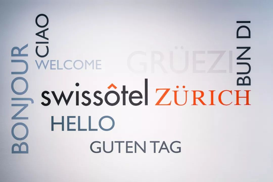 意大利语,德语,英语等各种语言写的欢迎,感受到了瑞士作为一个多语言