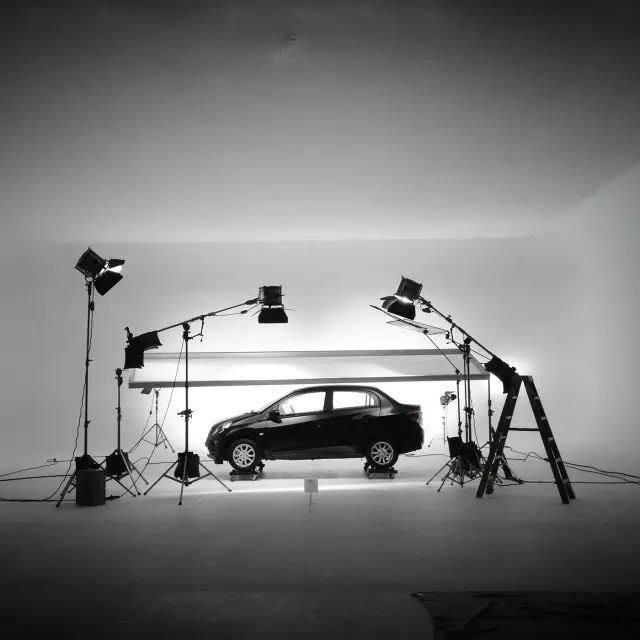 汽车广告摄影打光