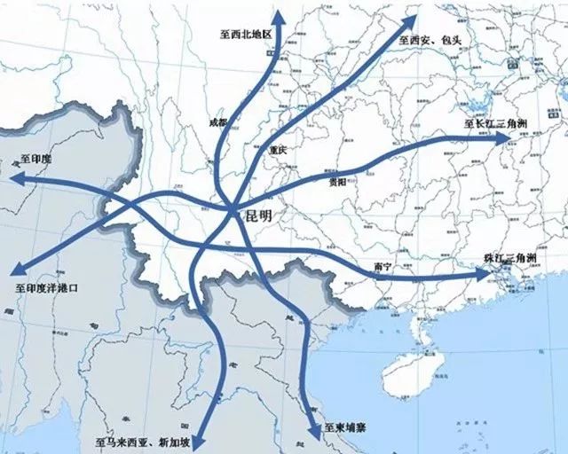 同时也成为了连接省内外的重要铁路交通枢纽 云南作为"一带一路"的