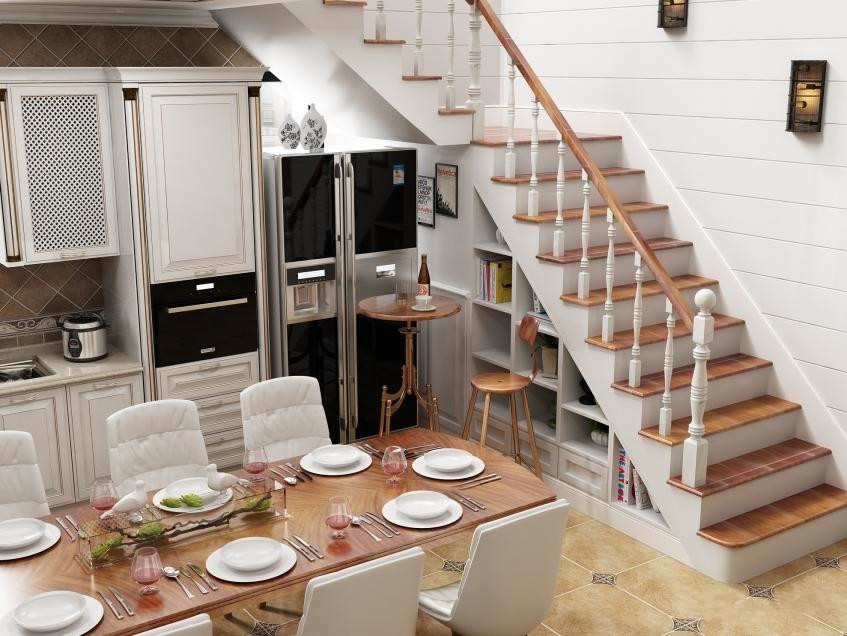 阁楼楼梯如何利用起来led灯带来无限可能