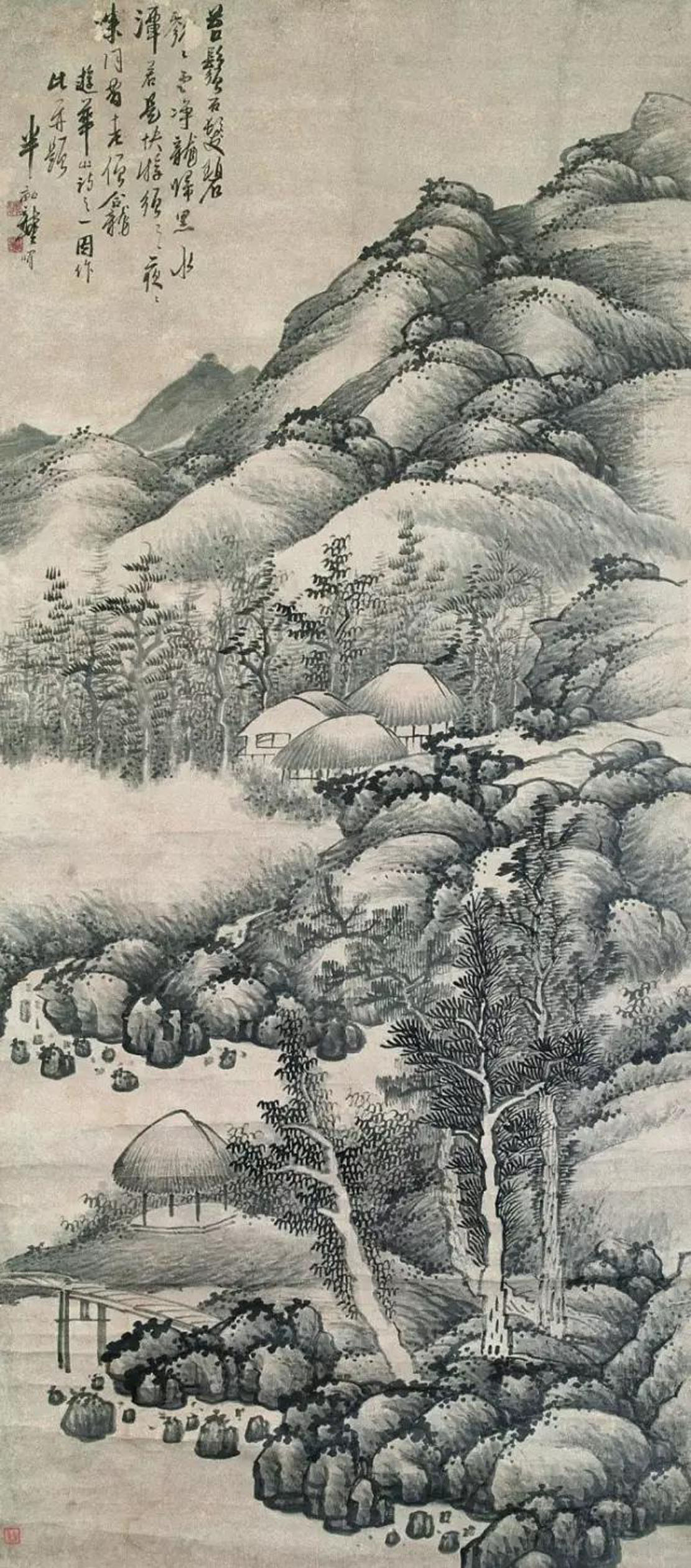 龚贤 民代画家《水墨山水 深厚的传统文化底蕴》