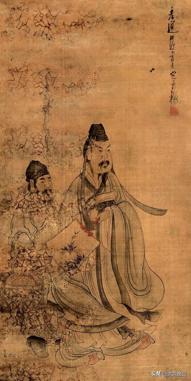 明 陈洪绶高清经典画作欣赏_人物画