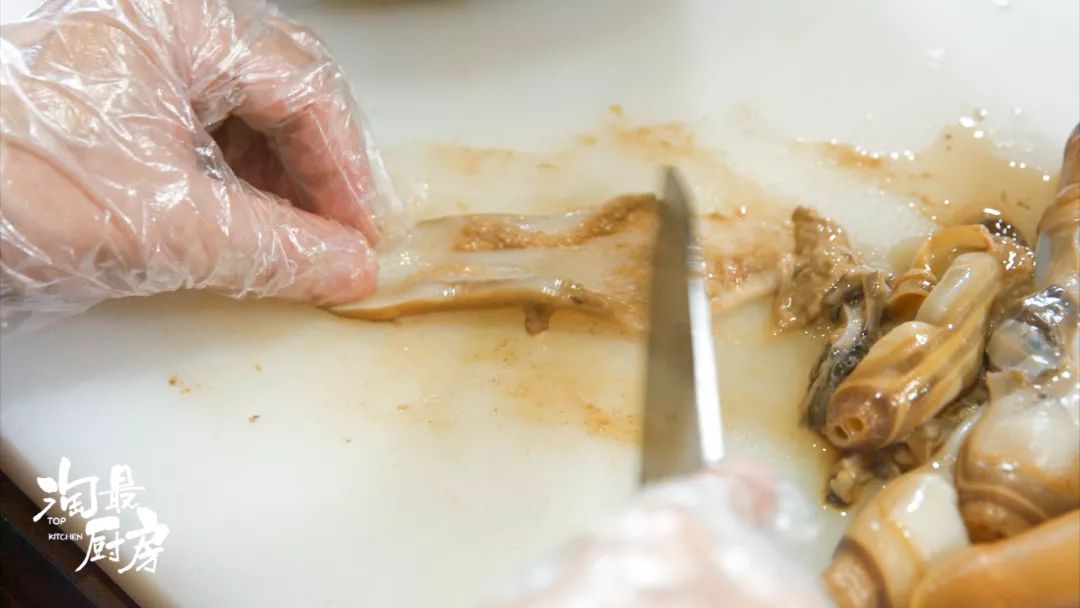 葱油配蛏子,无壳一身轻!