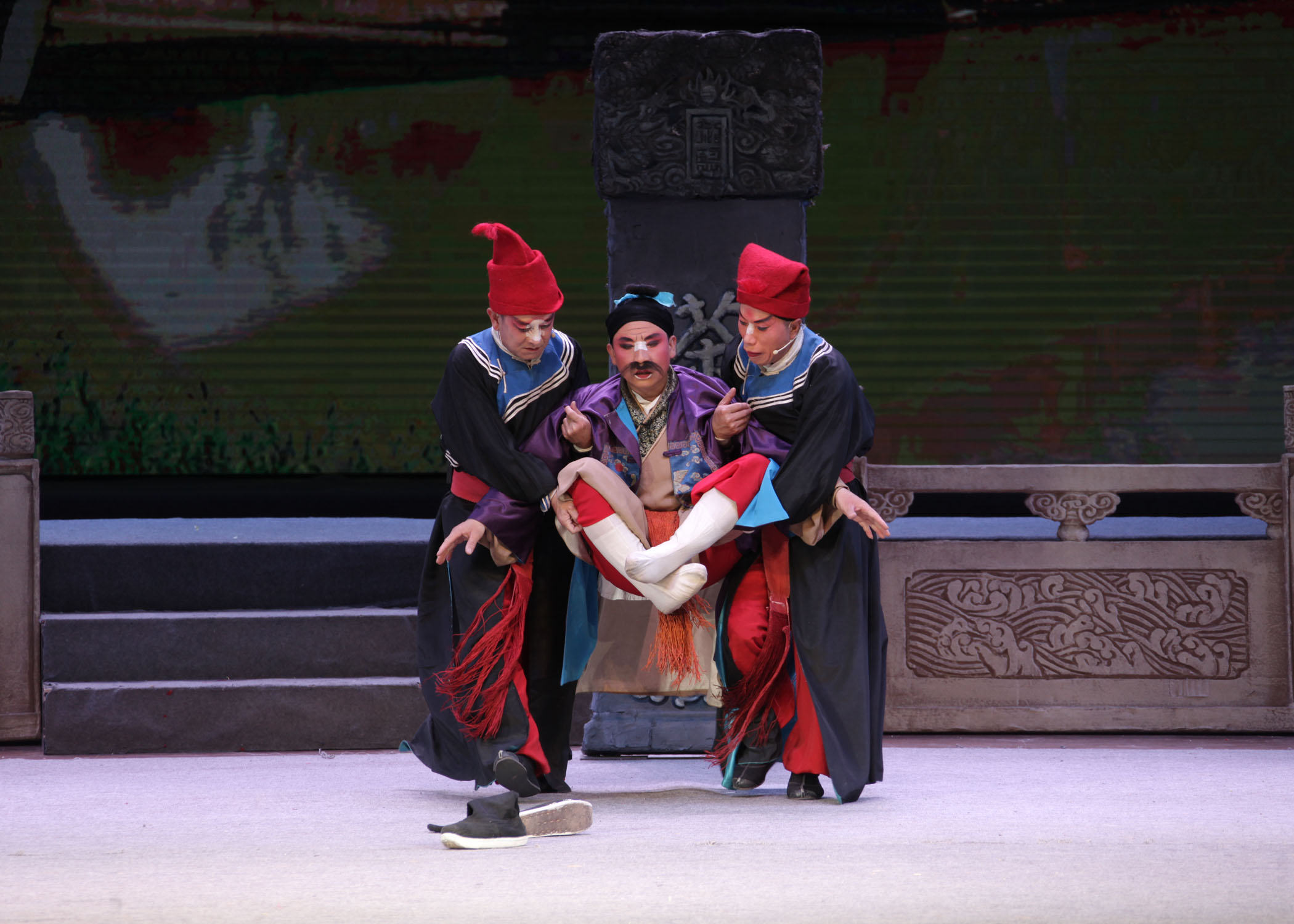 上党落子古装戏《朱元璋斩婿》在潞州剧院上演_常天亮