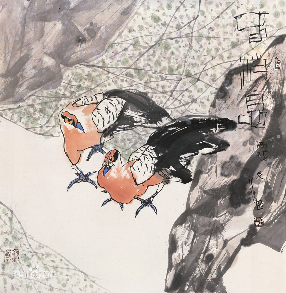 江文湛当今画坛卓有成就的花鸟画家