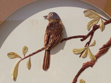 闫玉虎红高粱画制作匠心独运勇于创新自成一家