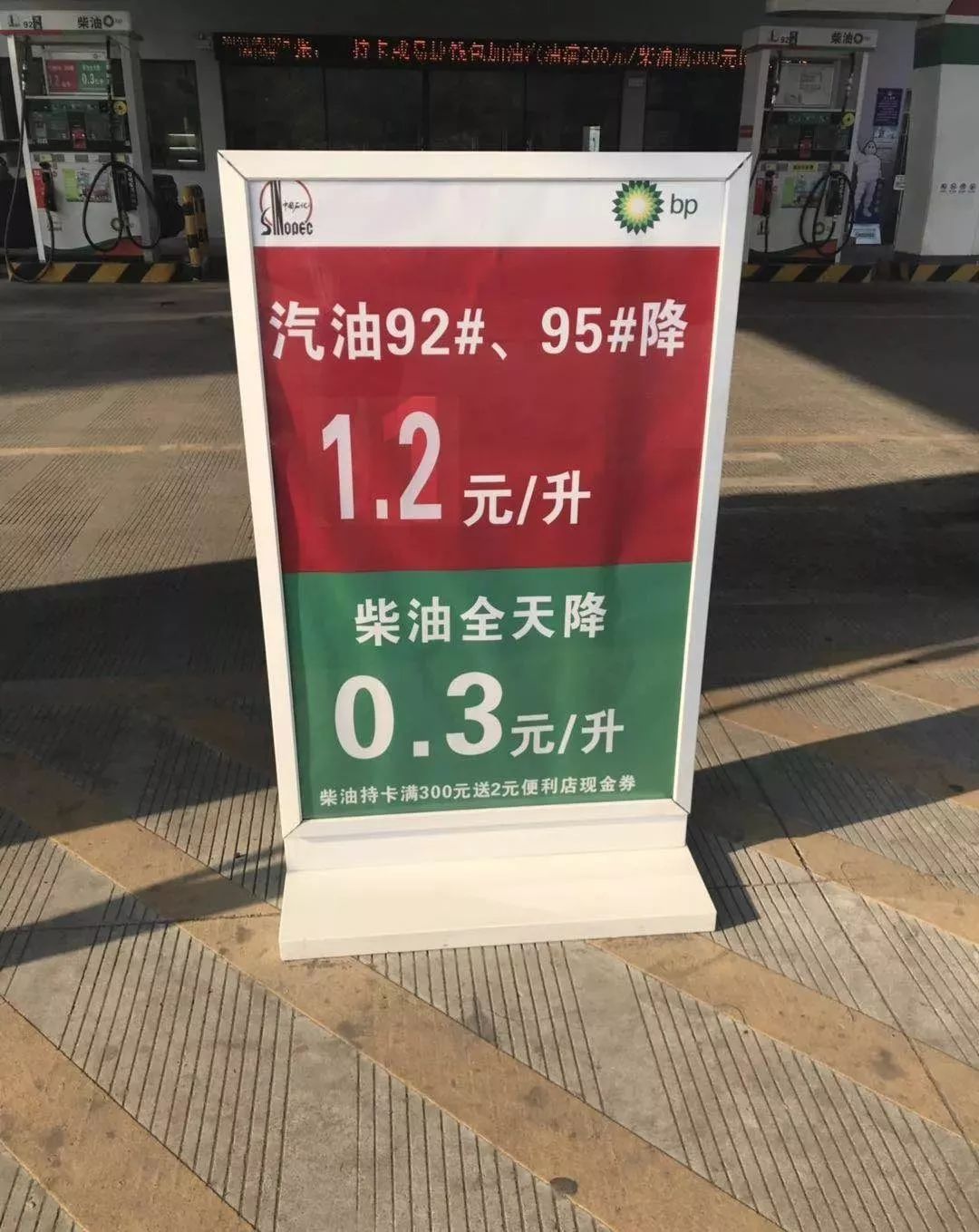 绍兴加油站争相降价!有加油站最高降了2.1元/升