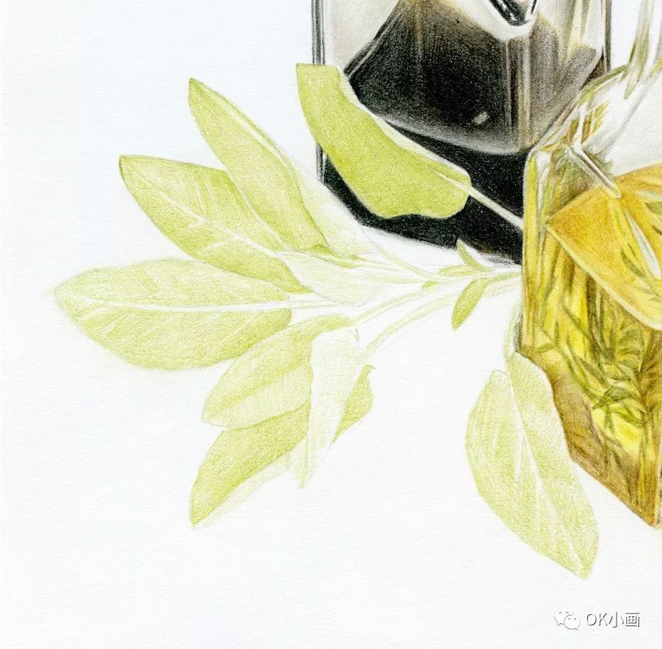 彩铅教程 | 玻璃的质感,很容易画哦!