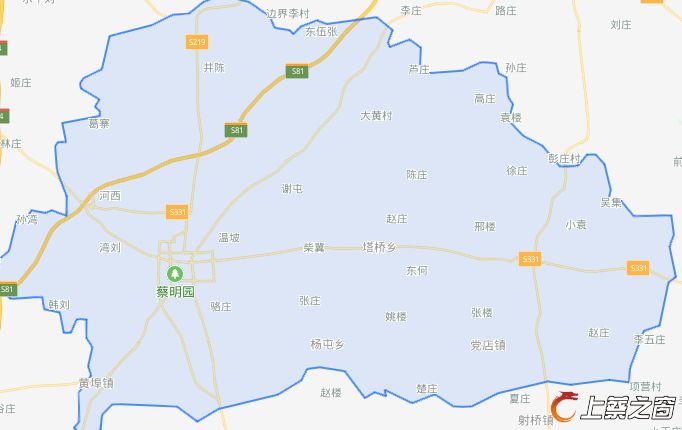 上蔡县县城地图图片