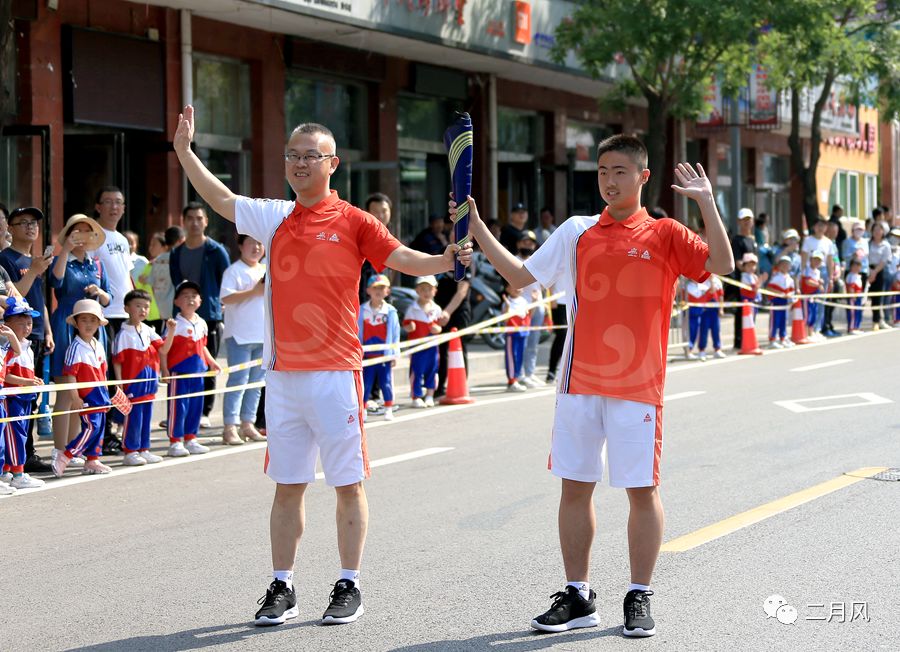 第二届全国青年运动会火炬沁水传递彩排掠影