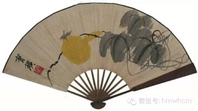 齐白石扇面画欣赏
