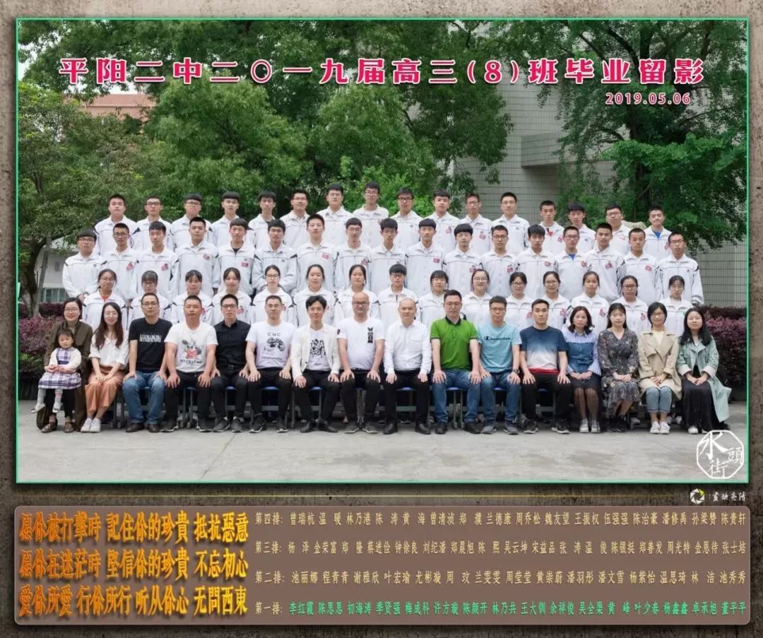2019年平阳二中全体毕业照