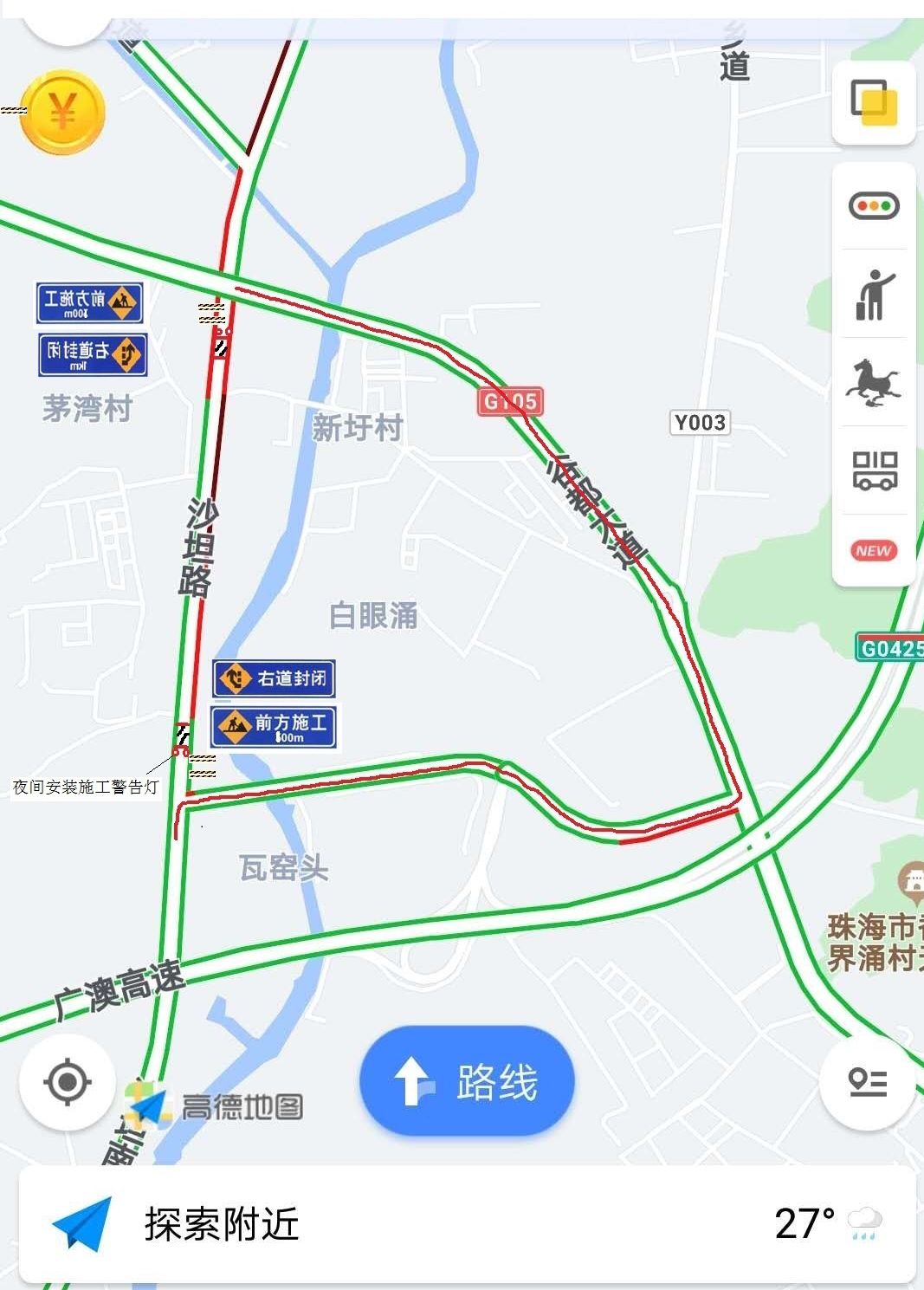 三乡登贤路线路图图片