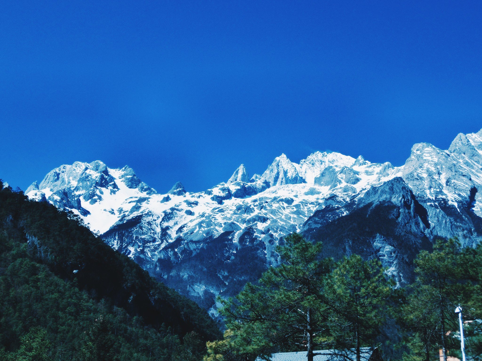 玉龙雪山图片高清真实图片