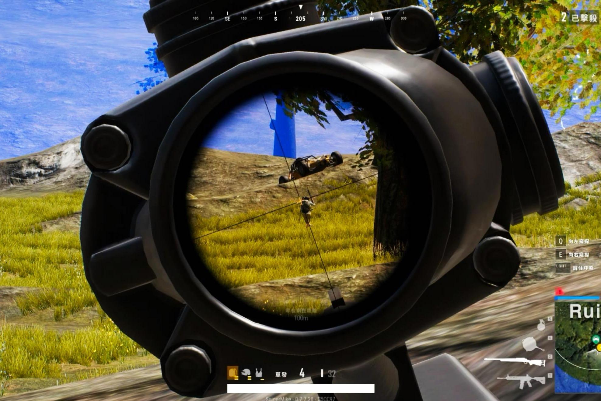 狙击手麦克重返绝地求生一把m24血战外国高手7连杀统治全场