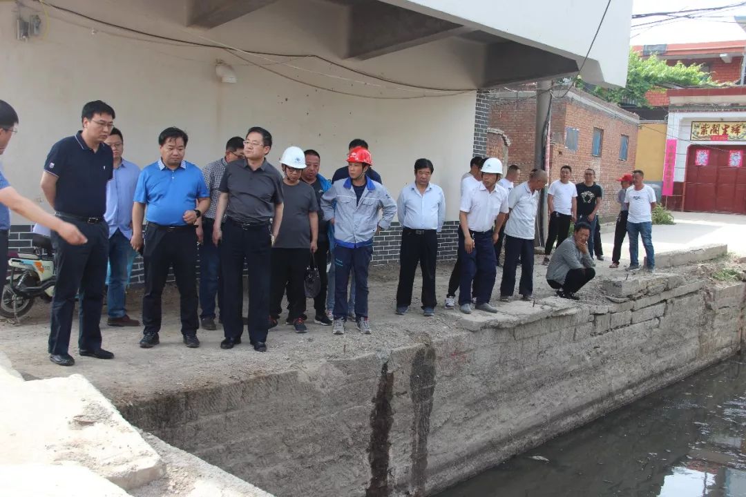 5月23日,市长刘彦斌,副市长常保庆带领住建局,水利局,生态环境局等