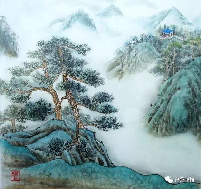 巴黎远东艺术馆现代山水画传统与变化