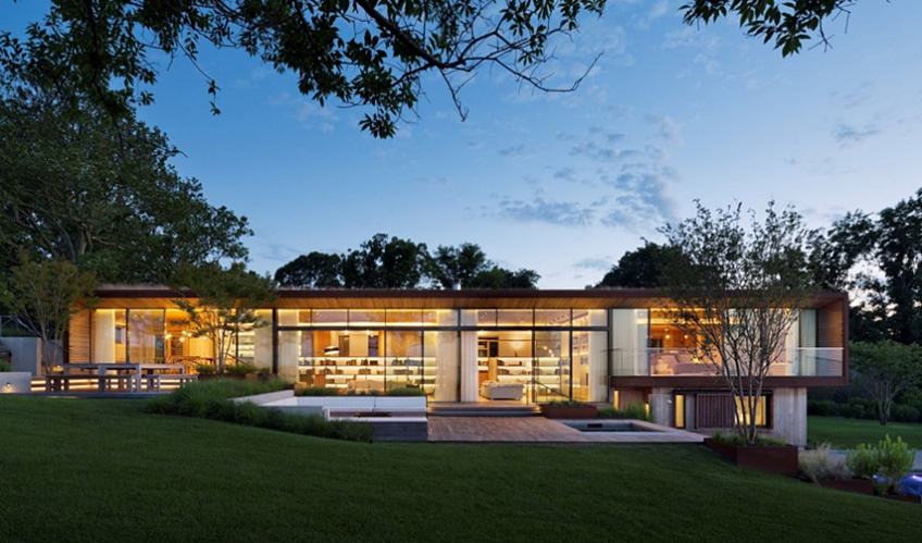 俯瞰现代纽约度假别墅