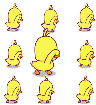 小黄鸭动图表情gif图片