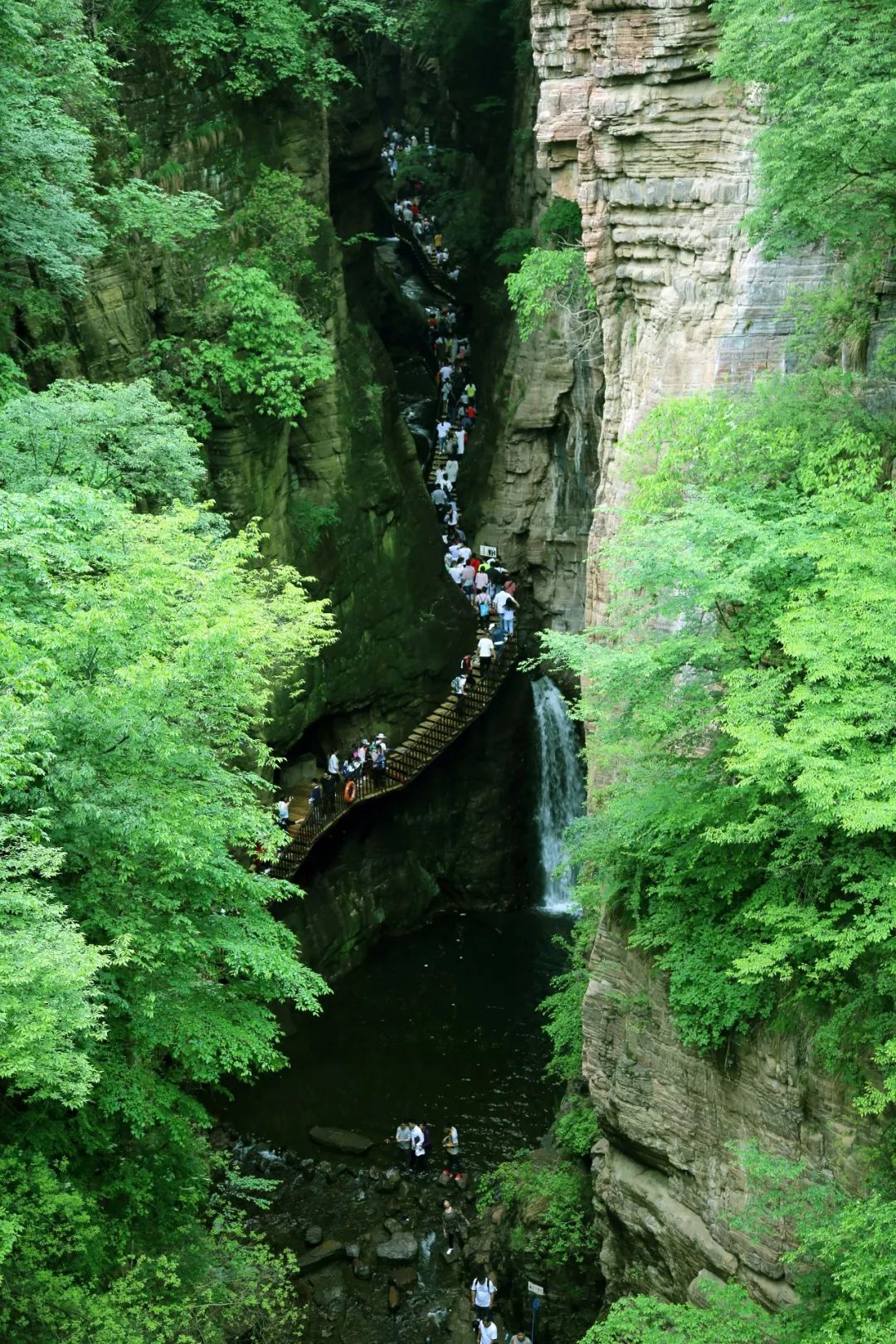 尧山大峡谷景区图片