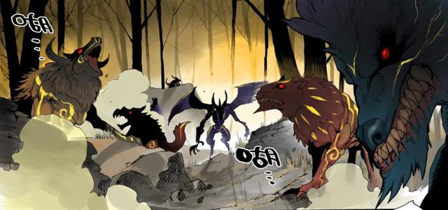 上次看到的是小明救小妹小蔡,然后回到营地,没想到魔种都追来了.