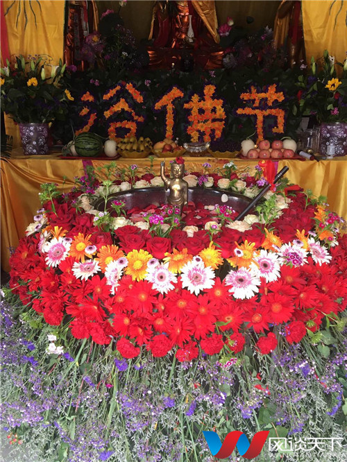 浴佛节鲜花图片大全图片