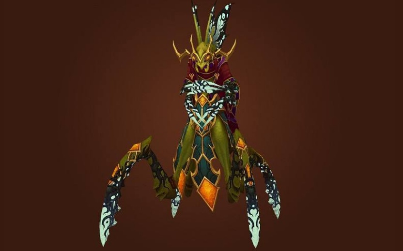 魔兽世界亚基虫族进化成螳螂形态却是上古之神辐射影响的产物