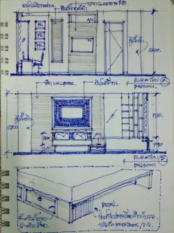 【手绘】设计师的日常草图设计本!