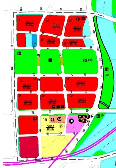 金融城三期最新规划新增9宗住宅地及27宗商服地