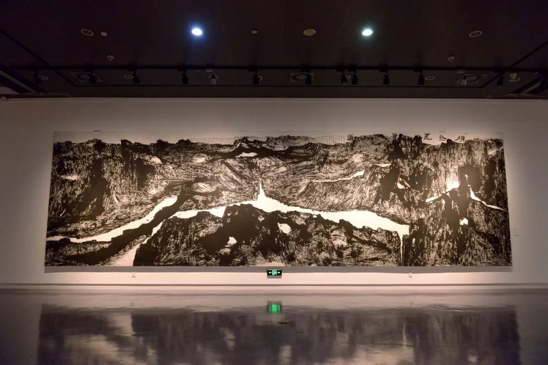 墨许山河|曾来德书画艺术作品高清细节全纪录|河南美术馆_中国