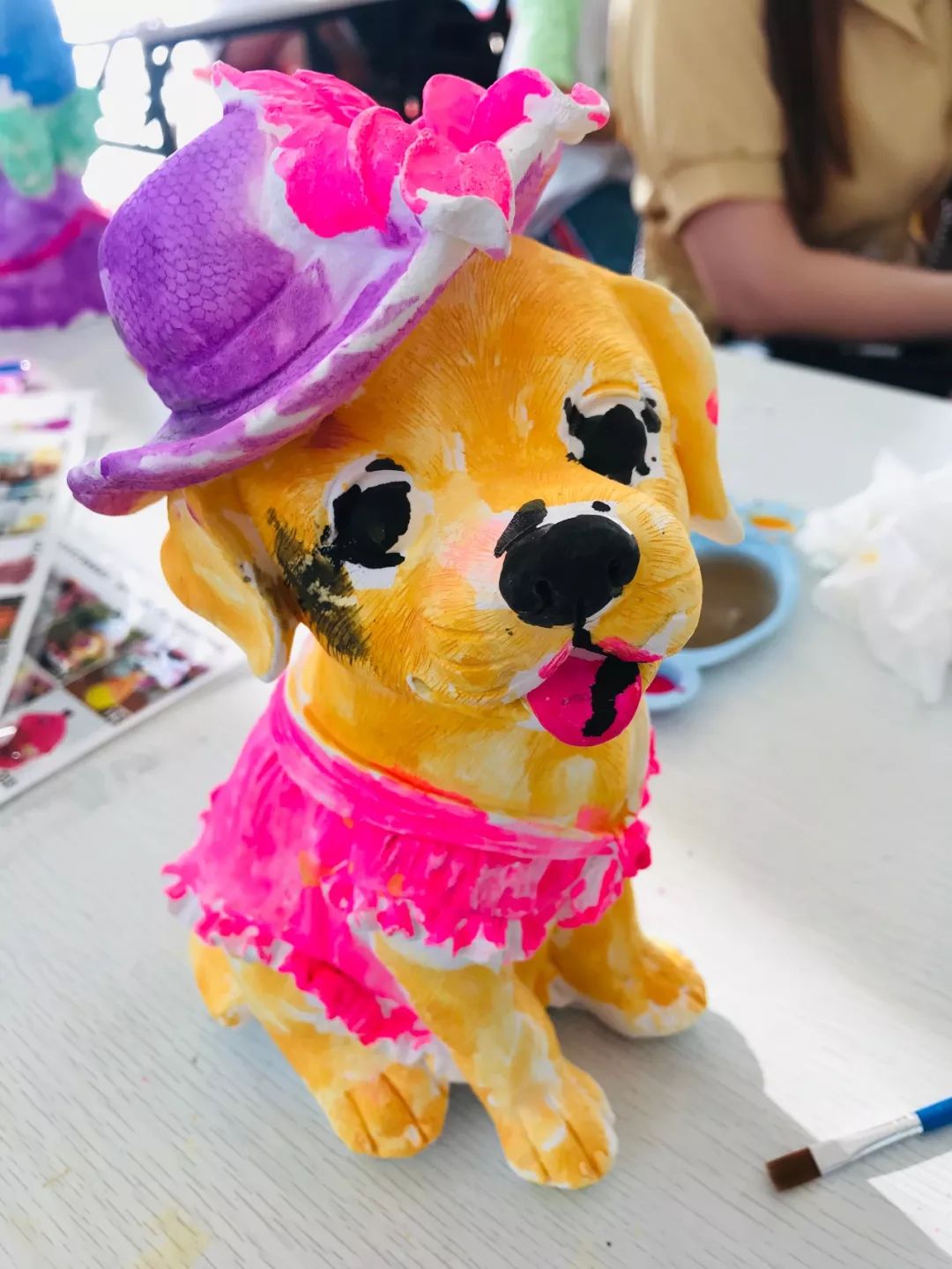 描绘七彩生活 | 石膏彩绘diy活动欢乐落幕!