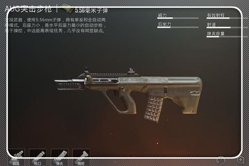 第四:妹子克星mk14,传说中的妹控第三:神仙枪aug第二:awm,它使用的