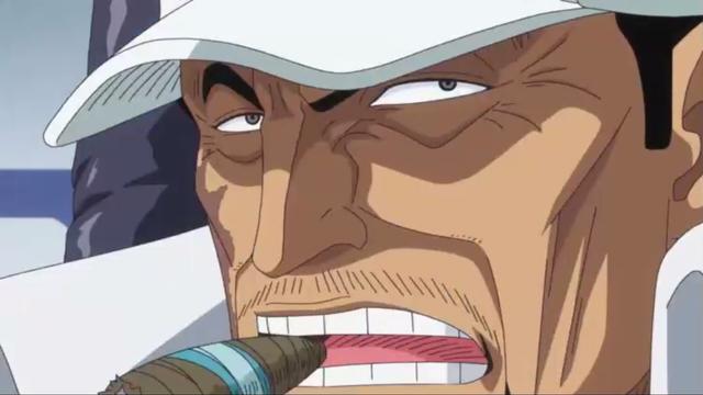 原创海贼王最美海军中将桃兔出场四皇香克斯秘密会见五老星