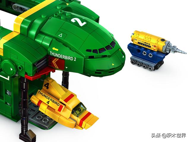乐高idea最新获得10000票支持的玩家作品雷鸟特攻队